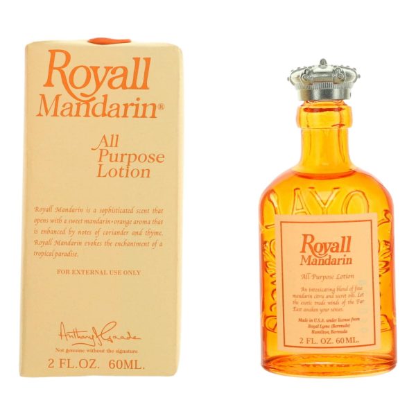 Royall Mandarin by Royall Fragrances, 2 oz All Purpose Lotion for Men