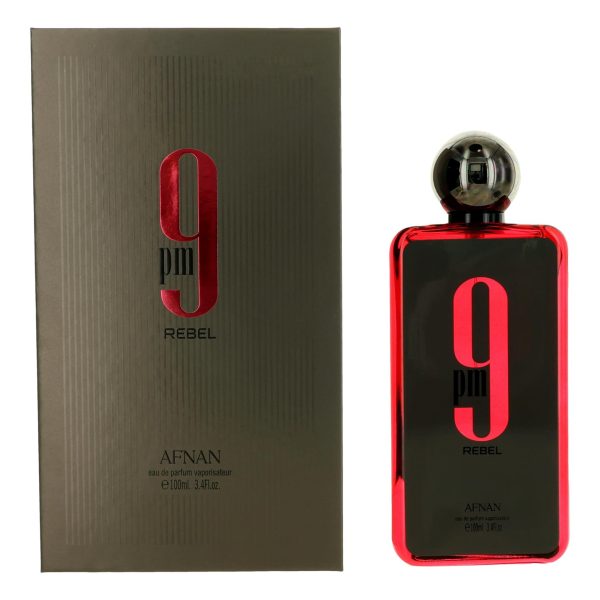 9 PM Rebel by Afnan, 3.4 EDP Spray for Unisex