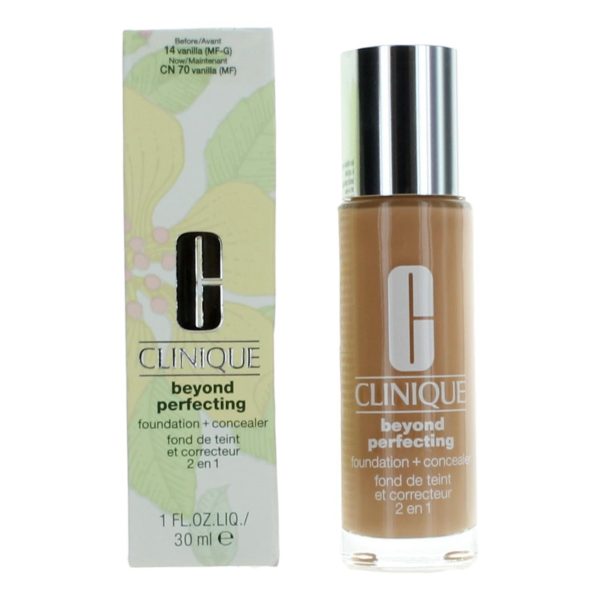 Clinique Beyond Perfecting by Clinique, 1 oz Foundation + Concealer- CN 70 Vanilla