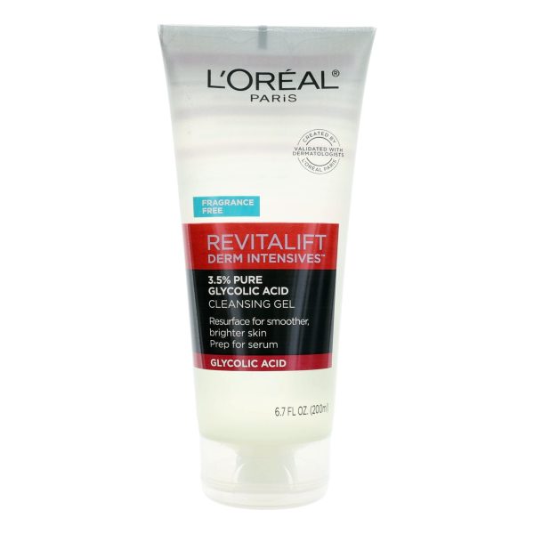 L'Oreal Revitalift Derm Intensives, 6.7oz 3.5% Pure Glycolic Acid Cleansing Gel