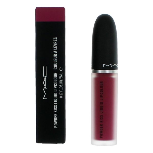 MAC Powder Kiss Liquid Lipcolor by MAC, .17 oz Lipstick- 986 Make It Fashun!