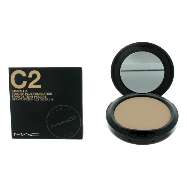 MAC Studio Fix Powder Plus Foundation by MAC, .52 oz Powder Foundation - C2