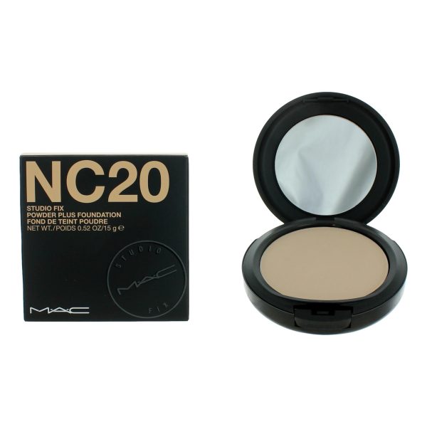 MAC Studio Fix Powder Plus Foundation by MAC, .52 oz Powder Foundation - NC20