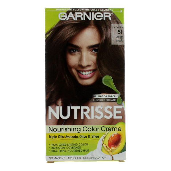 Garnier Hair Color Nutrisse Coloring Creme by Garnier, Hair Color- Cool Tea 51