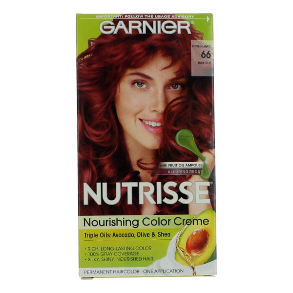 Garnier Hair Color Nutrisse Coloring Creme by Garnier, Hair Color- Pomegranate 66