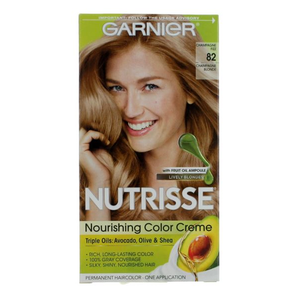 Garnier Hair Color Nutrisse Coloring Creme by Garnier, Hair Color- Champagne Fizz 82