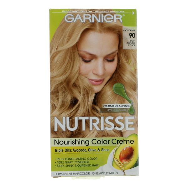 Garnier Hair Color Nutrisse Coloring Creme by Garnier, Hair Color- Macadamia 90