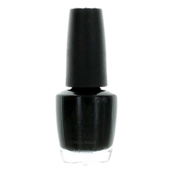 OPI Nail Lacquer by OPI, .5 oz Nail Color- Black Onyx