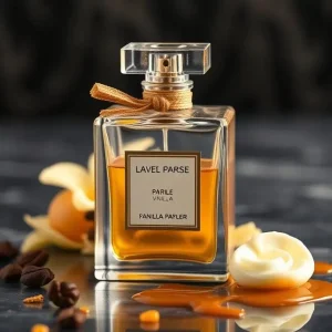 Luxury dessert perfume with vanilla and caramel notes Food themed Scents