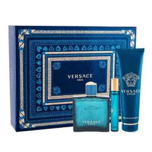 Versace Eros 3 Piece Gift Set
