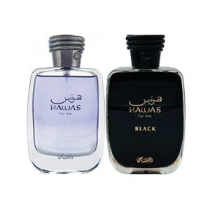 Rasasi Hawas Pour Homme & Rasasi Hawas Black Bundle