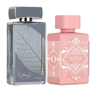 Lattafa Badee Al Oud Noble Blush + Lattafa Najdia Intense Bundle